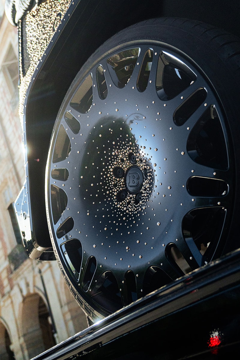 A Pearl-Covered BRABUS SUPERBLACK G800 Teased a MATTIASGOLLIN Collaboration at Paris Fashion Week ss27