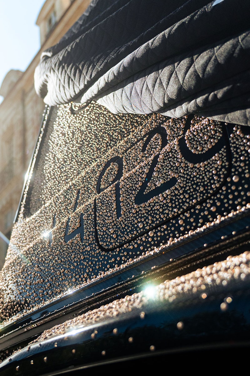 A Pearl-Covered BRABUS SUPERBLACK G800 Teased a MATTIASGOLLIN Collaboration at Paris Fashion Week ss27