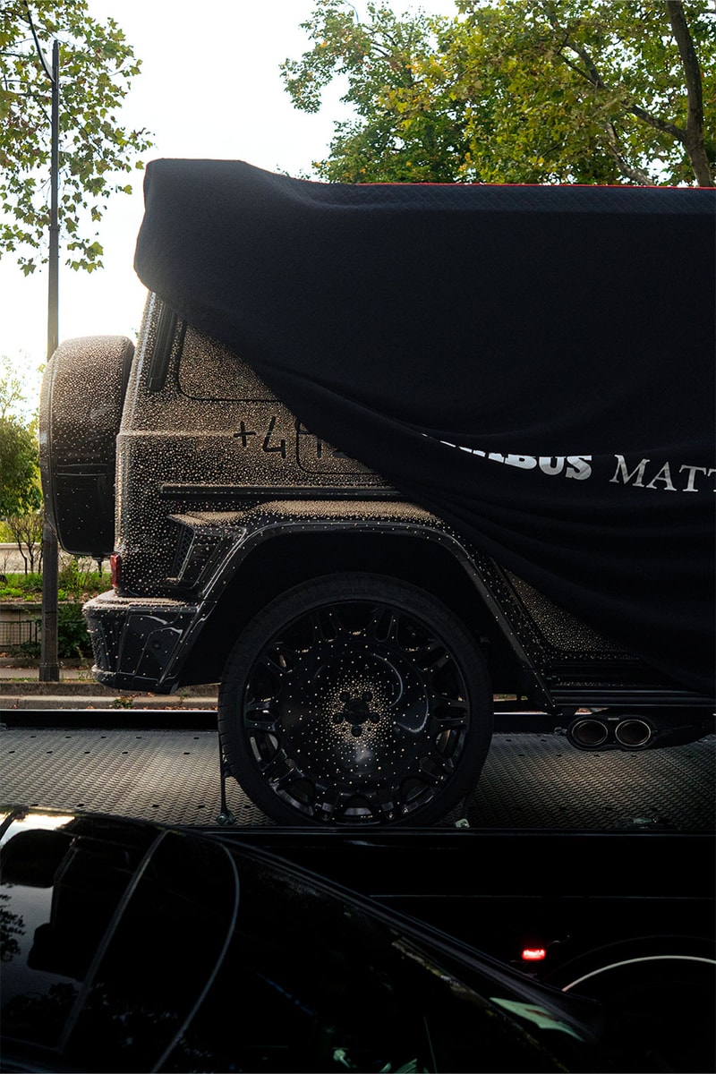A Pearl-Covered BRABUS SUPERBLACK G800 Teased a MATTIASGOLLIN Collaboration at Paris Fashion Week ss27