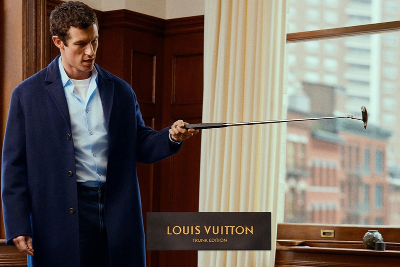 Pharrell Williams Louis Vuitton SS27 Men's Trunk Collection Campaign Callum Turner spring/summer 2027