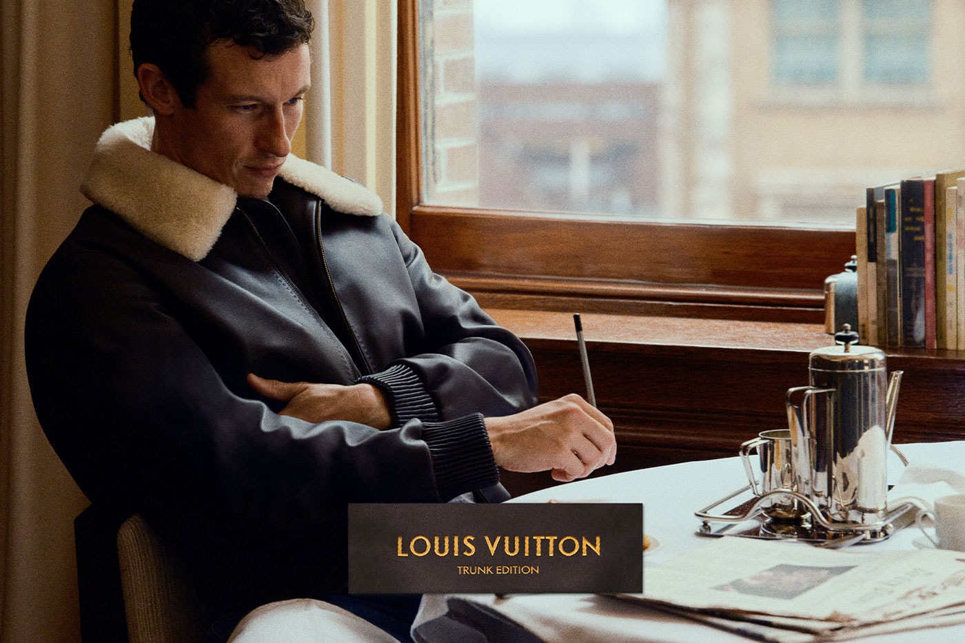 Pharrell Williams Louis Vuitton SS27 Men's Trunk Collection Campaign Callum Turner spring/summer 2027