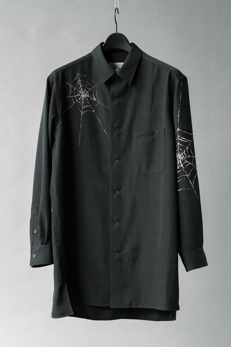 Yohji Yamamoto POUR HOMME Spiderweb tailored Jacket skirt wrap Pants Release Info