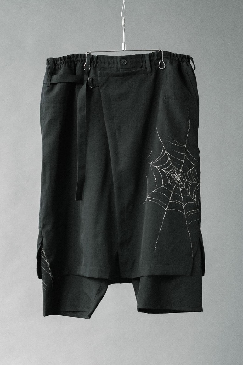 Yohji Yamamoto POUR HOMME Spiderweb tailored Jacket skirt wrap Pants Release Info