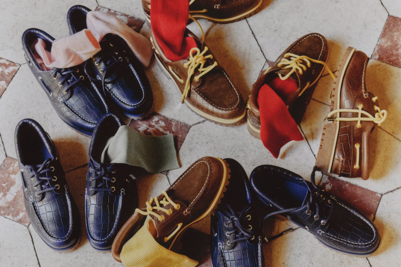 Timberland and Jacquemus Rework the Authentic Boat Shoe in Crocodile-Embossed Leather