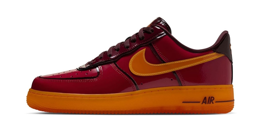 Nike Air Force 1 Low Receives an "Iron Man"-Inspired Patent Leather Makeover