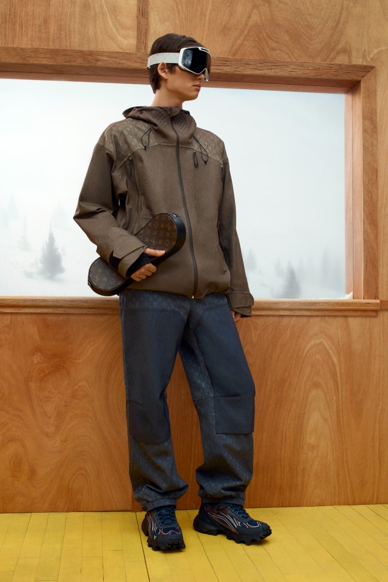 Pharrell Williams Blends High-Performance Alpine Gear and Trompe L’Oeil Tailoring for Louis Vuitton's 2027 Men's Ski Collection