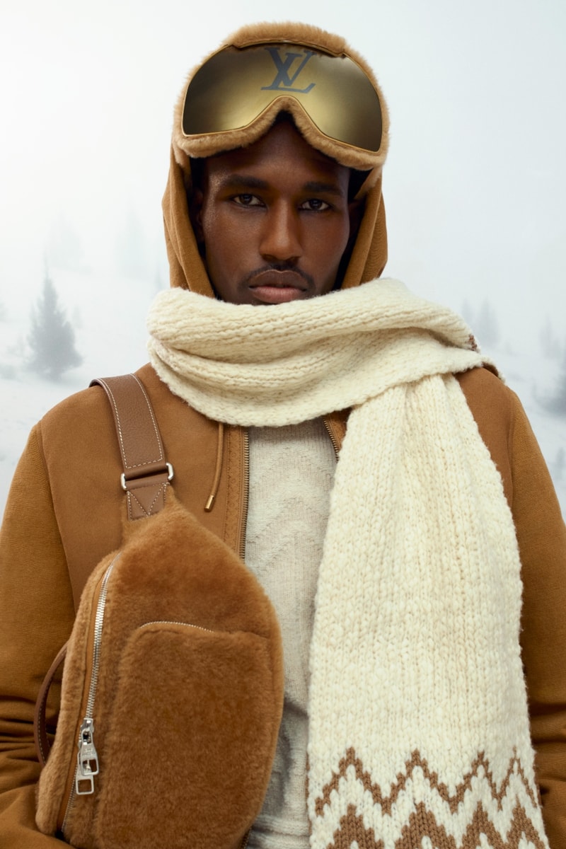 Pharrell Williams Blends High-Performance Alpine Gear and Trompe L’Oeil Tailoring for Louis Vuitton's 2027 Men's Ski Collection