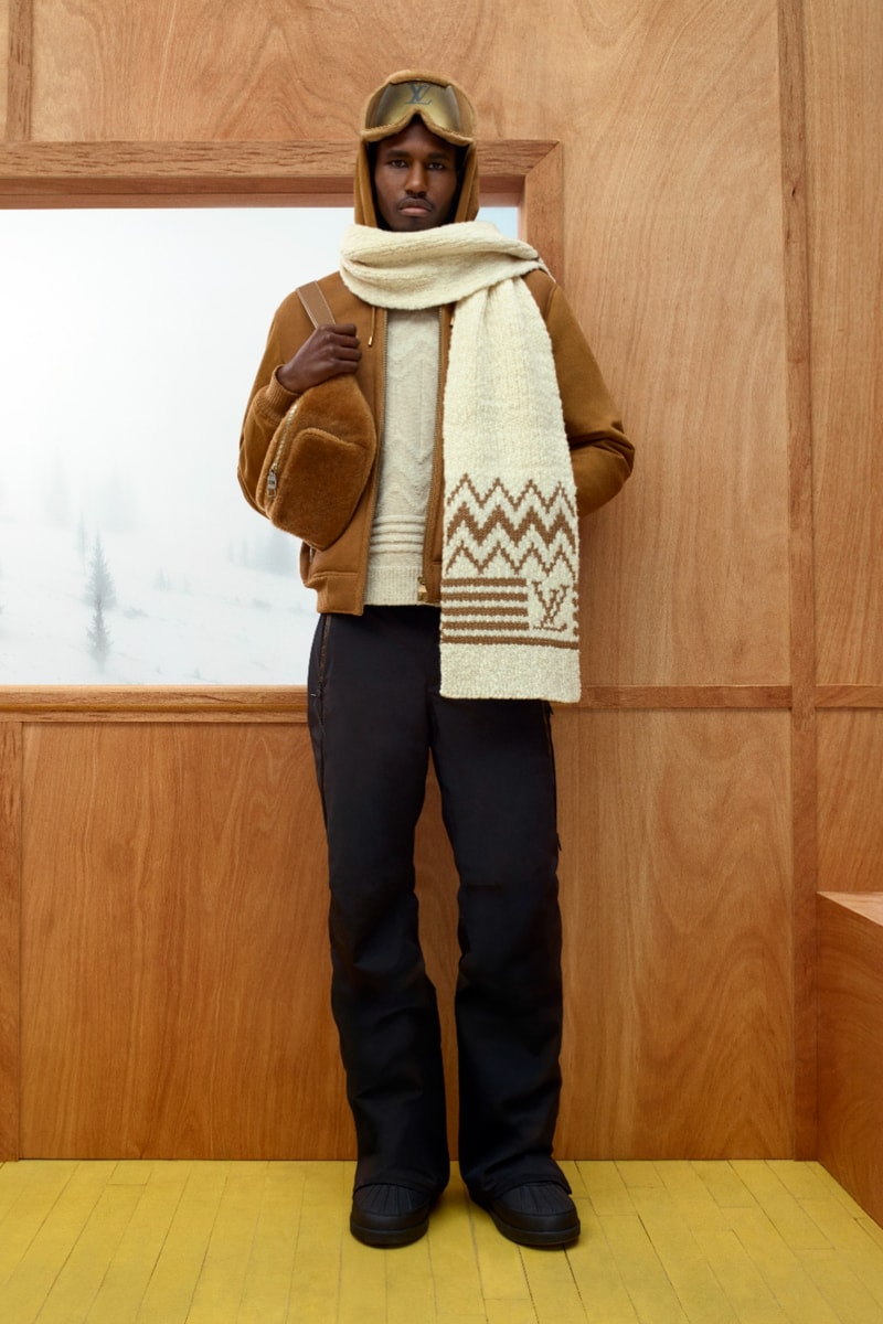 Pharrell Williams Blends High-Performance Alpine Gear and Trompe L’Oeil Tailoring for Louis Vuitton's 2027 Men's Ski Collection