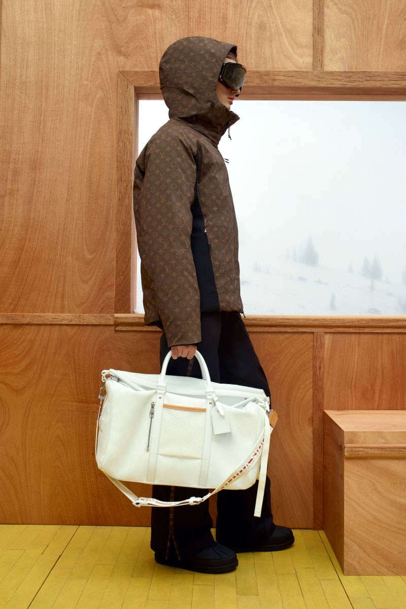 Pharrell Williams Blends High-Performance Alpine Gear and Trompe L’Oeil Tailoring for Louis Vuitton's 2027 Men's Ski Collection