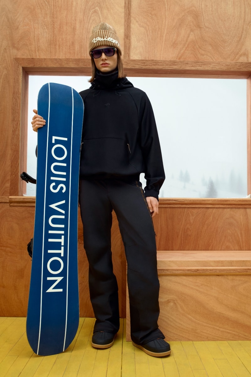 Pharrell Williams Blends High-Performance Alpine Gear and Trompe L’Oeil Tailoring for Louis Vuitton's 2027 Men's Ski Collection