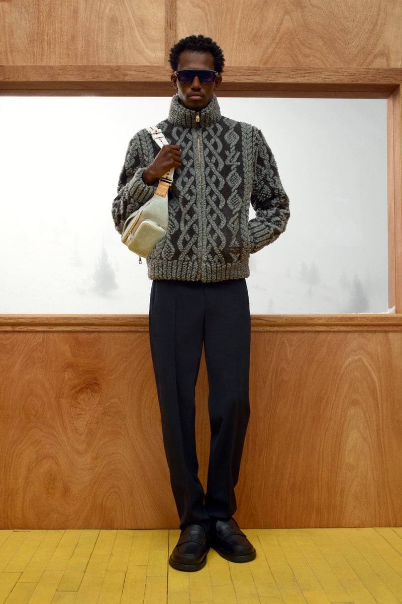 Pharrell Williams Blends High-Performance Alpine Gear and Trompe L’Oeil Tailoring for Louis Vuitton's 2027 Men's Ski Collection