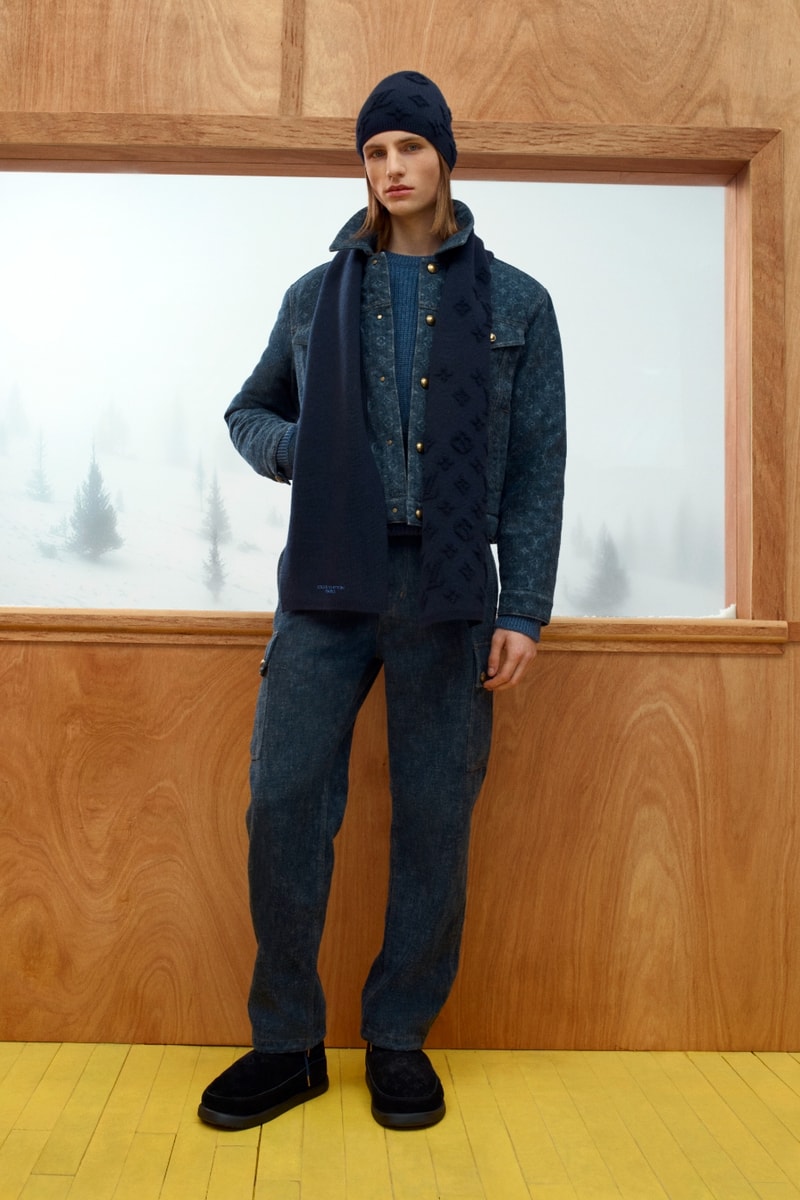 Pharrell Williams Blends High-Performance Alpine Gear and Trompe L’Oeil Tailoring for Louis Vuitton's 2027 Men's Ski Collection