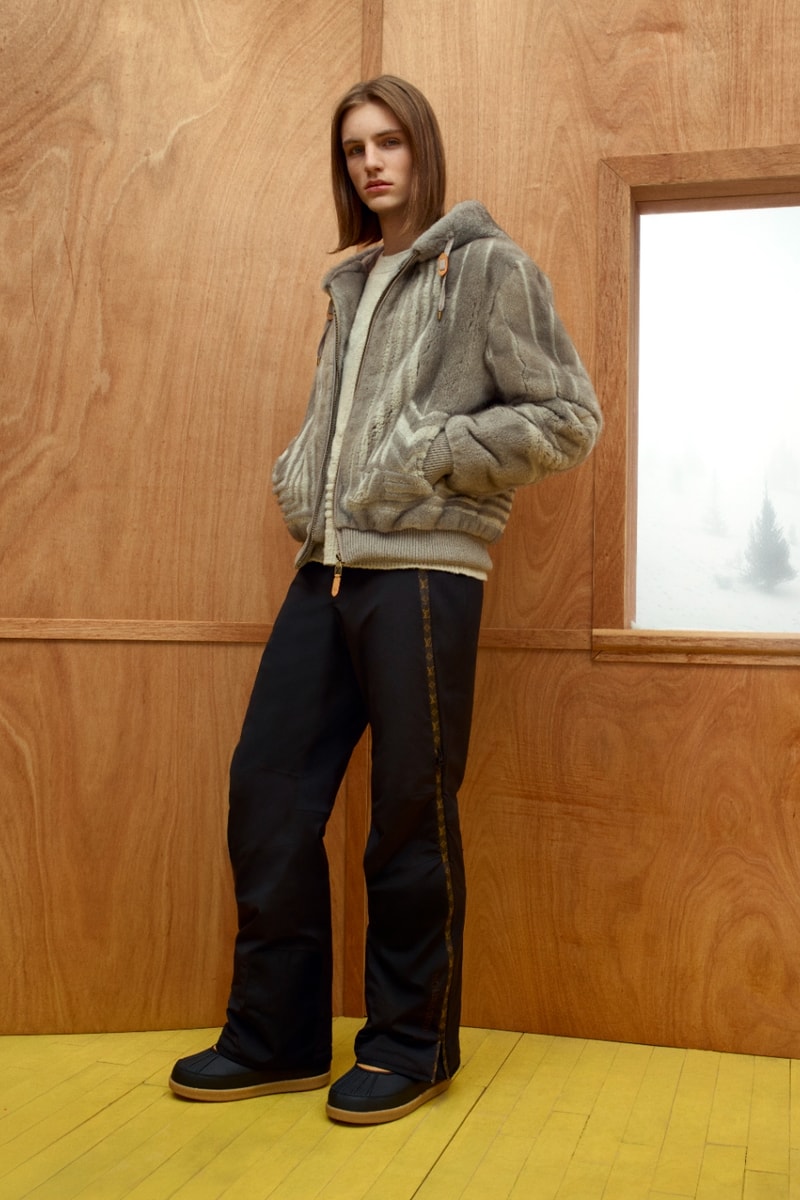 Pharrell Williams Blends High-Performance Alpine Gear and Trompe L’Oeil Tailoring for Louis Vuitton's 2027 Men's Ski Collection