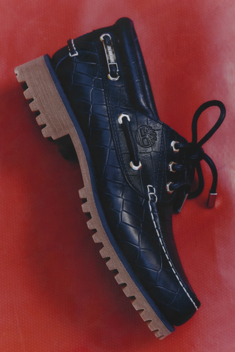 Timberland Jacquemus 3-Eye Classic Lug Authentic Boat Shoe  Navy Dark Brown Croc Collaboration Release Info