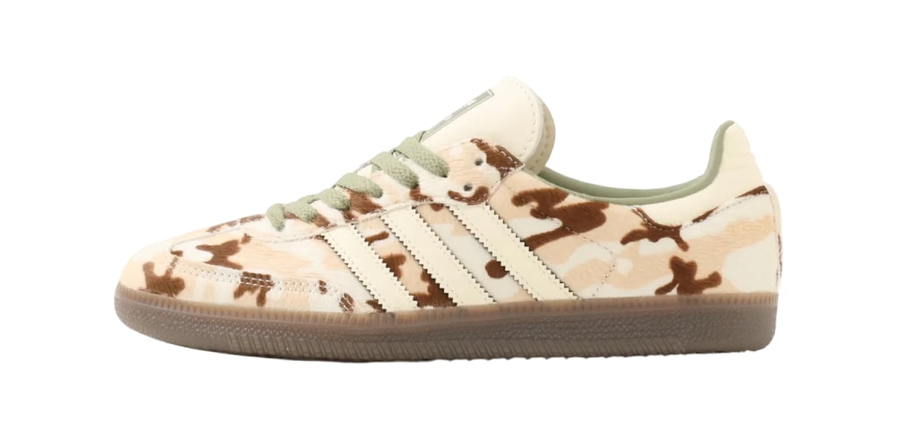The adidas Samba Gets a Textured “Camo Cow Print” Makeover