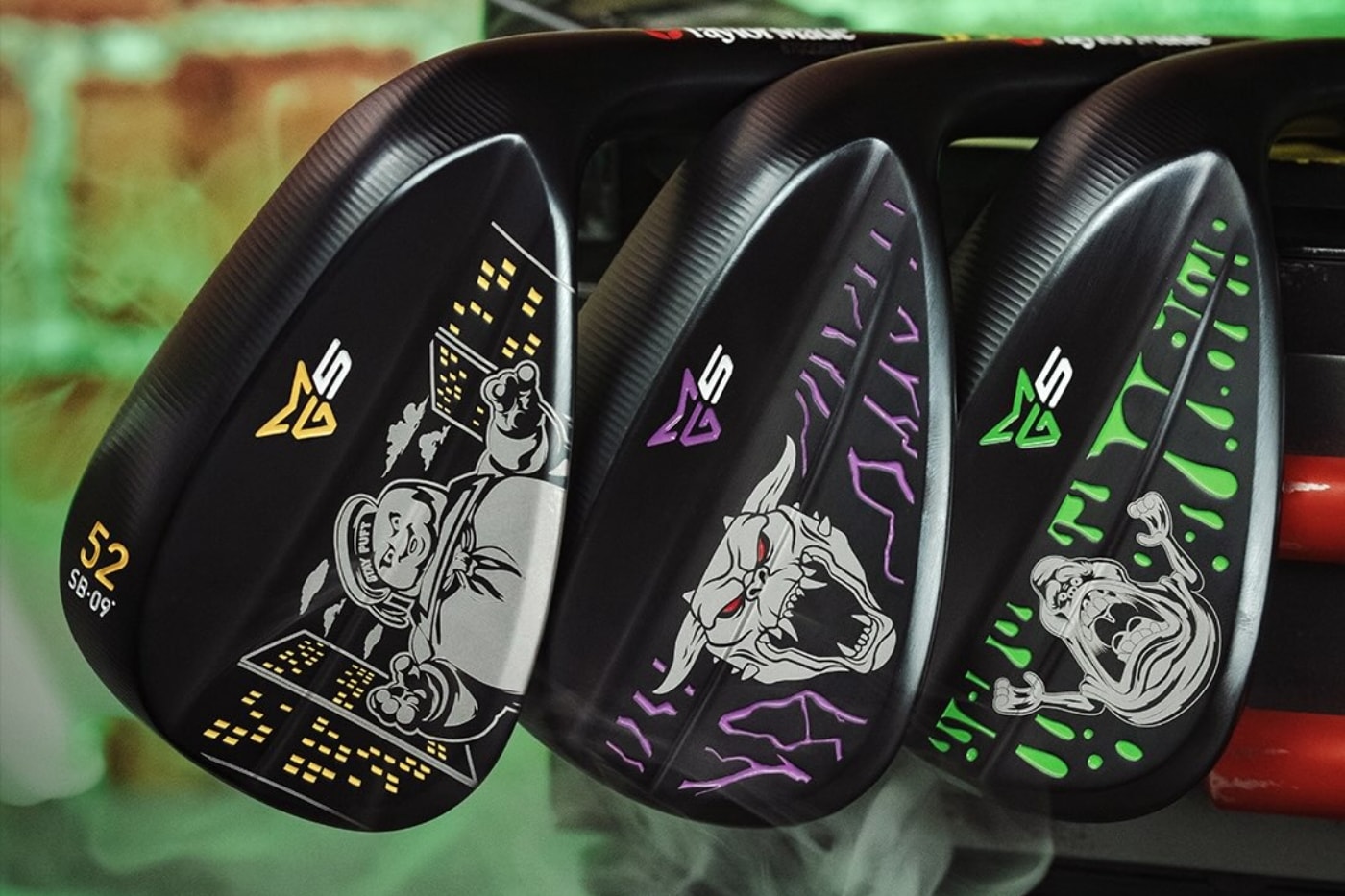 Trap Bogeys With TaylorMade's Spooky New 'Ghostbusters' Collection putter irons golf collection caps gloves golf balls accessories hypegolf collaboration