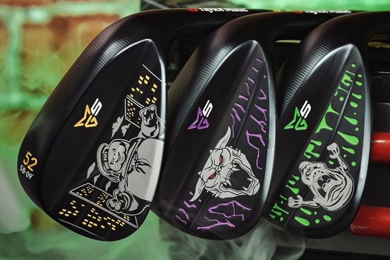 Trap Bogeys With TaylorMade's Spooky New 'Ghostbusters' Collection putter irons golf collection caps gloves golf balls accessories hypegolf collaboration