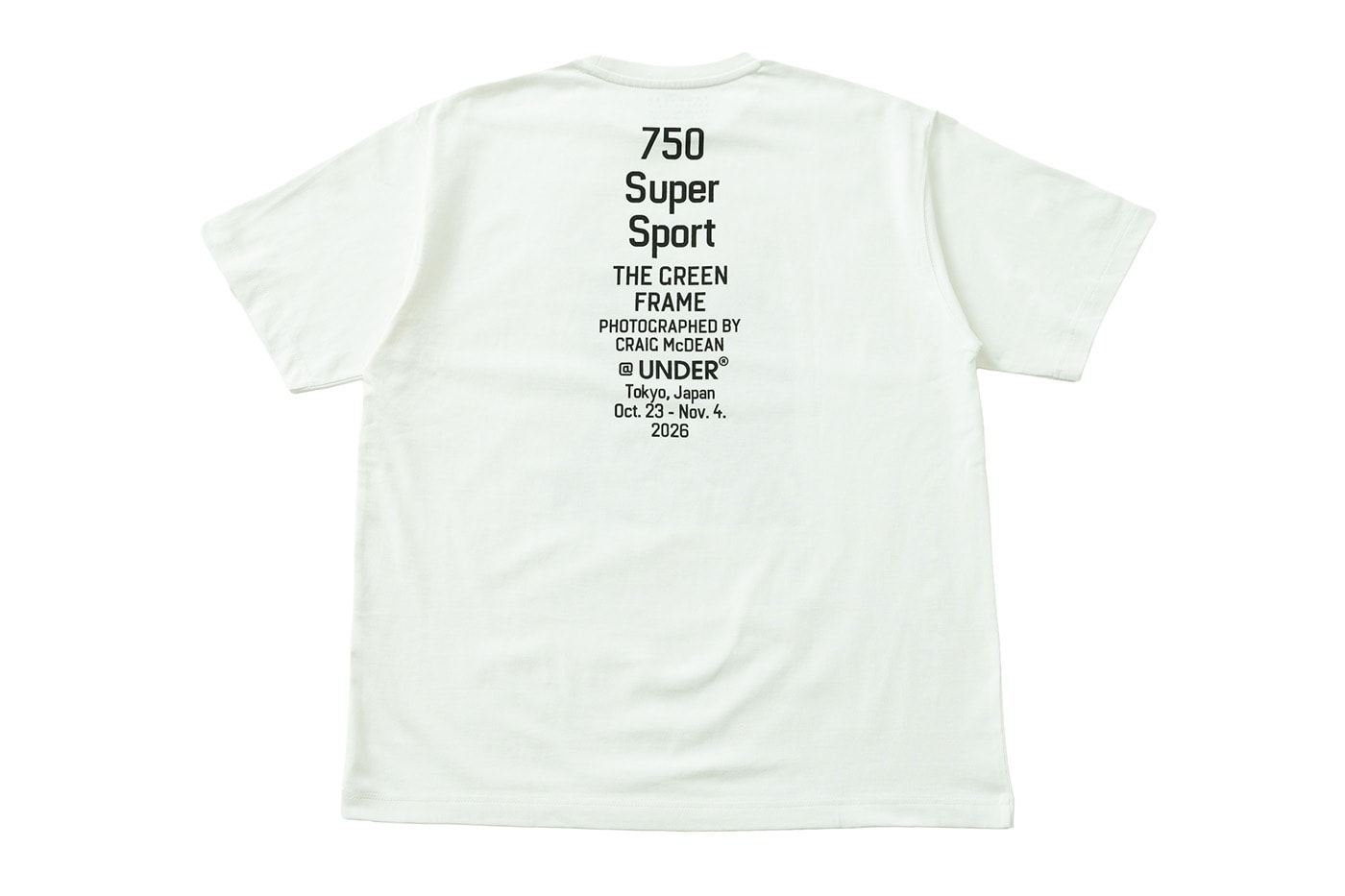 Craig McDean 750 Super Sport Photo Exhibition UNDER R TOKYO Exhibition Merch Info Ron Herman