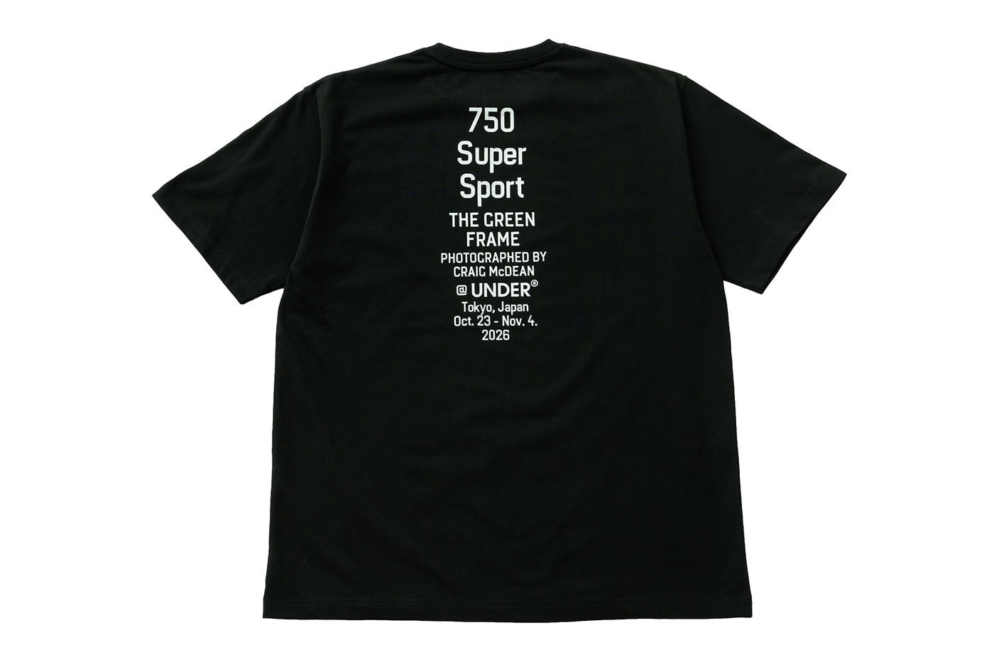 Craig McDean 750 Super Sport Photo Exhibition UNDER R TOKYO Exhibition Merch Info Ron Herman