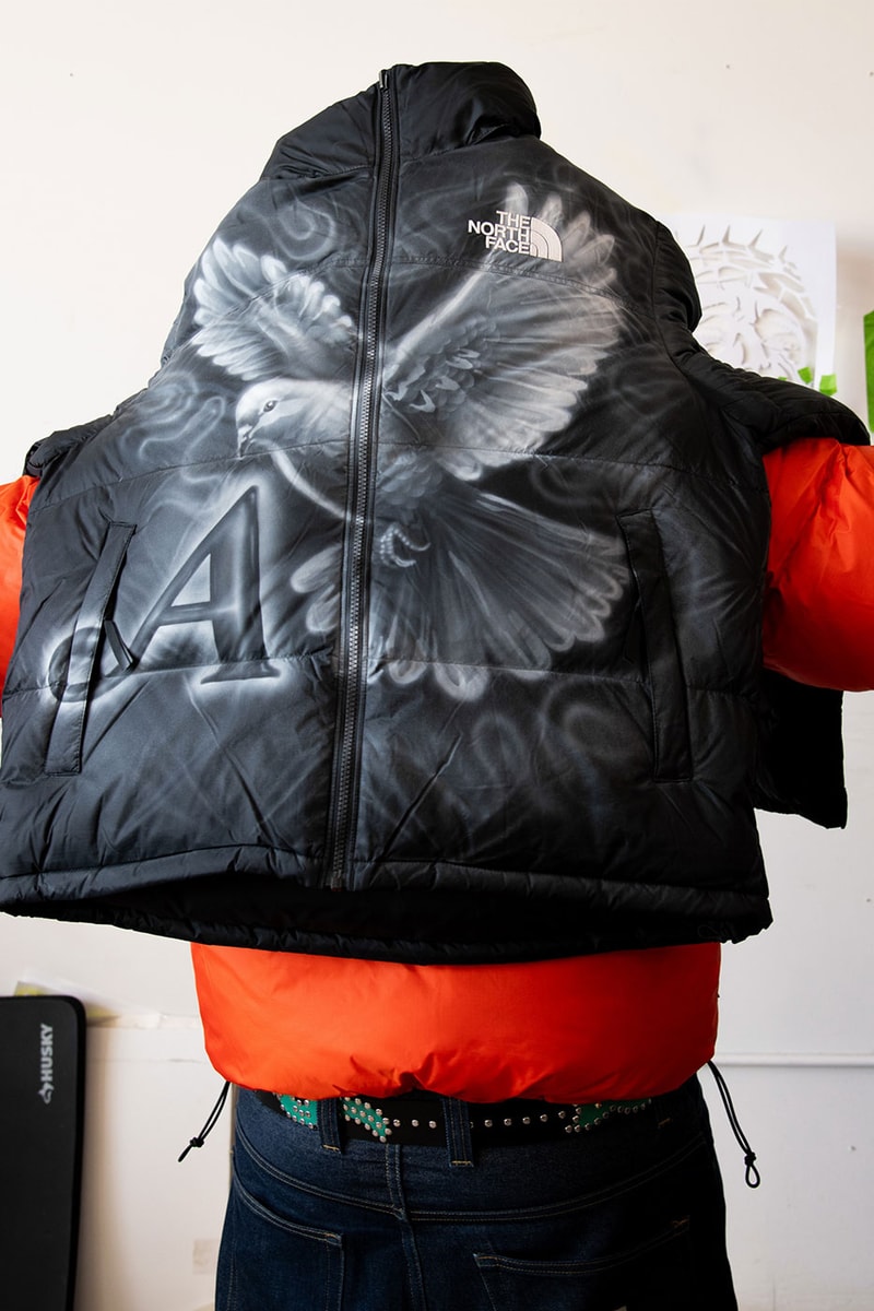 Awake NY and The North Face Unveil 50 Hand-Customized Nuptse Jackets Omi and Alehsy Lambo