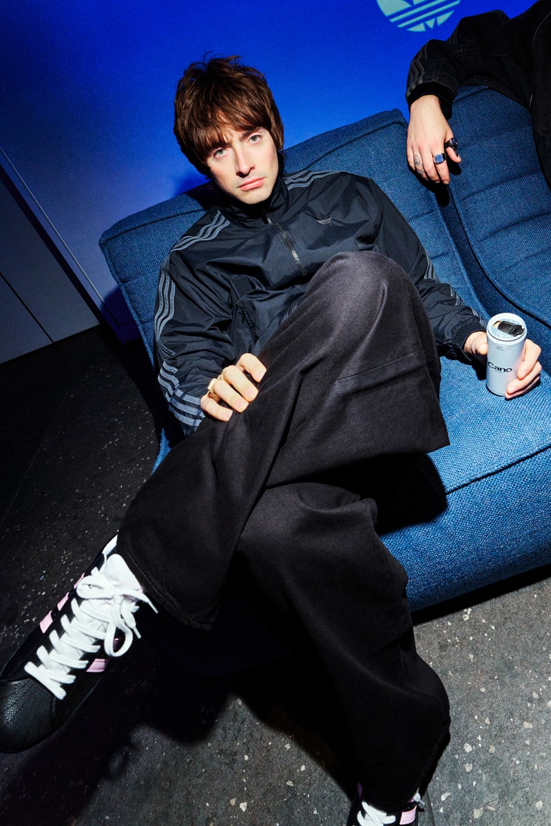 adidas jd villanelle elevator music set gene gallagher the original live battersea power station chimney lift band rock london live tracksuits t-shirts