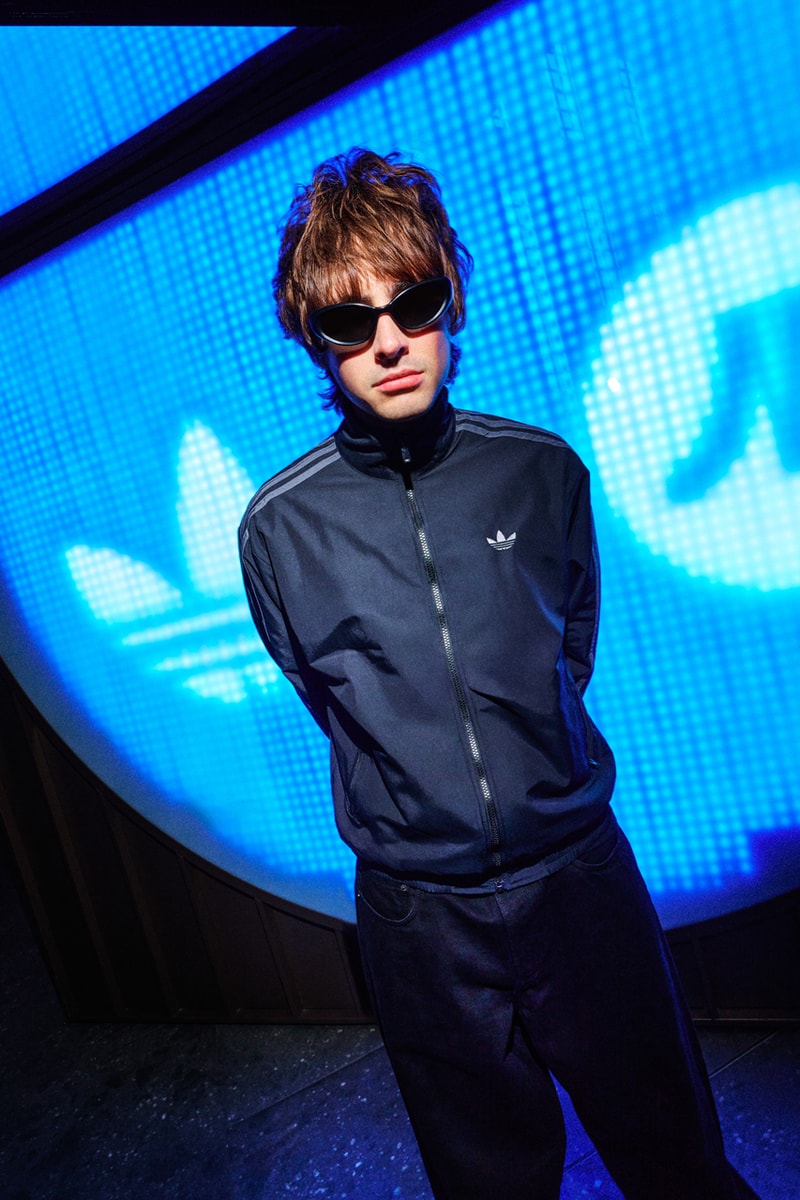 adidas jd villanelle elevator music set gene gallagher the original live battersea power station chimney lift band rock london live tracksuits t-shirts