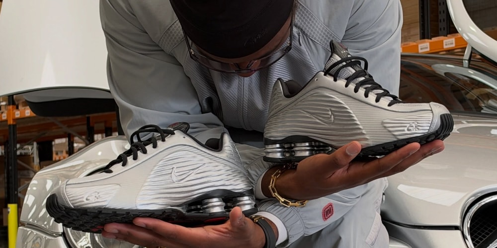 Corteiz Gives First Look at Upcoming Nike Shox R419 in "Metallic Silver"