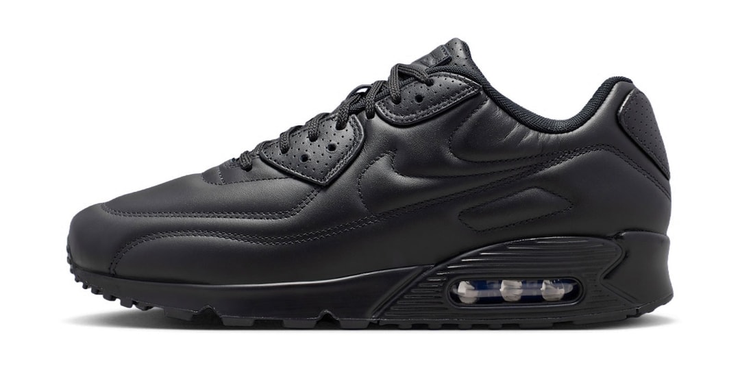 Nike Air Max 90 SP "Black Leather" Strips Down the Classic Silhouette