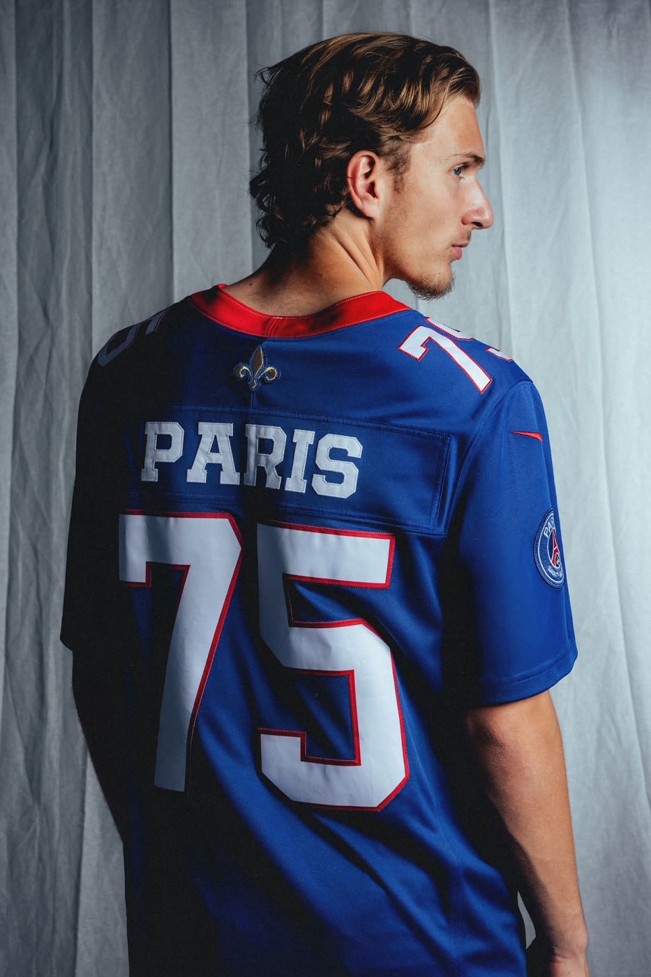 Paris Saint-Germain and the NFL Unveil Collaborative Nike Jerseys Ahead of Paris Game pittsburgh steelers new orleans saints stade de france