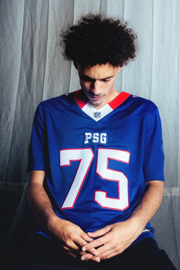 Paris Saint-Germain and the NFL Unveil Collaborative Nike Jerseys Ahead of Paris Game pittsburgh steelers new orleans saints stade de france