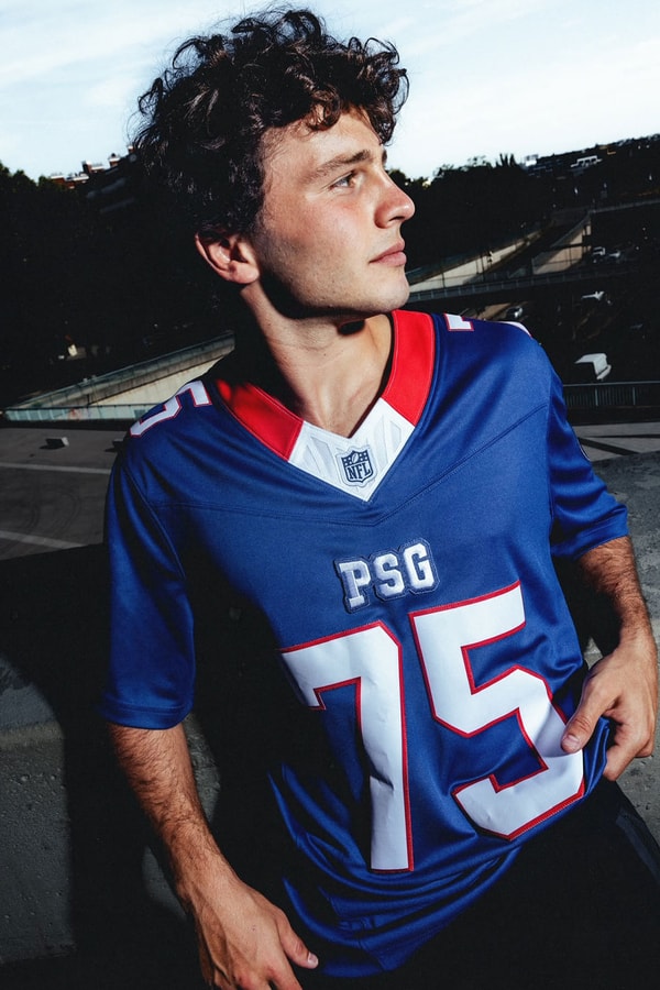 Paris Saint-Germain and the NFL Unveil Collaborative Nike Jerseys Ahead of Paris Game pittsburgh steelers new orleans saints stade de france