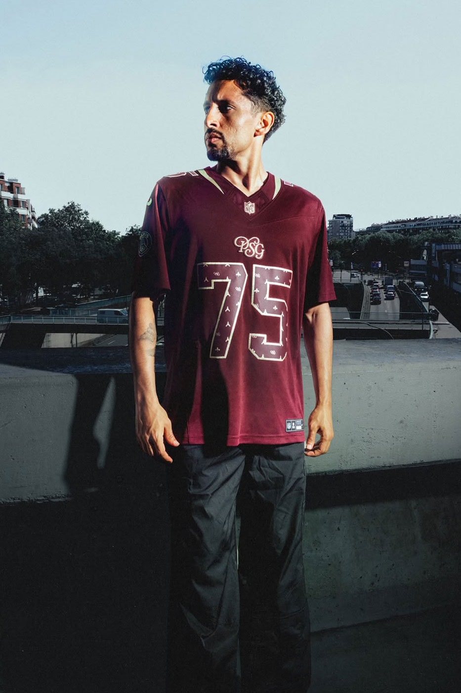 Paris Saint-Germain and the NFL Unveil Collaborative Nike Jerseys Ahead of Paris Game pittsburgh steelers new orleans saints stade de france