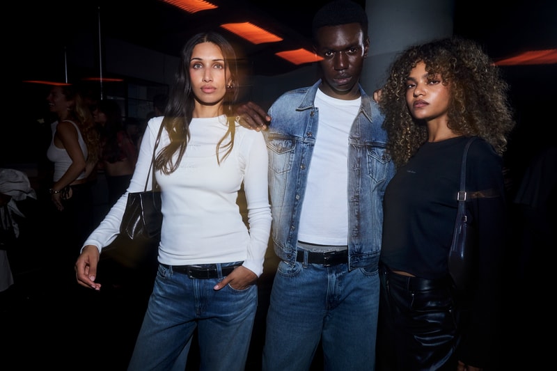 zalando calvin klein offline fall 2026 offline event berlin lourdes leon lexxii cameras point and shoot guests presence music tank tops leather jackets
