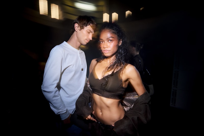 zalando calvin klein offline fall 2026 offline event berlin lourdes leon lexxii cameras point and shoot guests presence music tank tops leather jackets