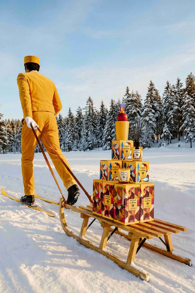 Acqua di Parma 2026 Holiday Season Grand Hotel Sprezzatura Collection Campaign Info Agostino Iacurci