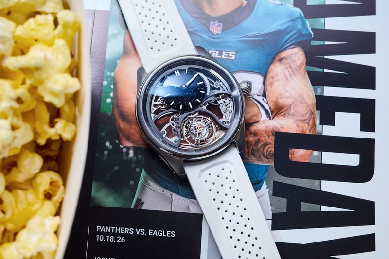 H. Moser & Cie. Unveils the Pioneer Cylindrical Tourbillon Skeleton Aventurine Saquon Barkley