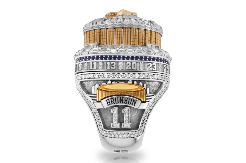 Take a Closer Look at the New York Knicks' 2026 NBA Championship Ring jason of beverly hills og anunoby karl anthony towns kat jalen brunson josh hart mikal bridges