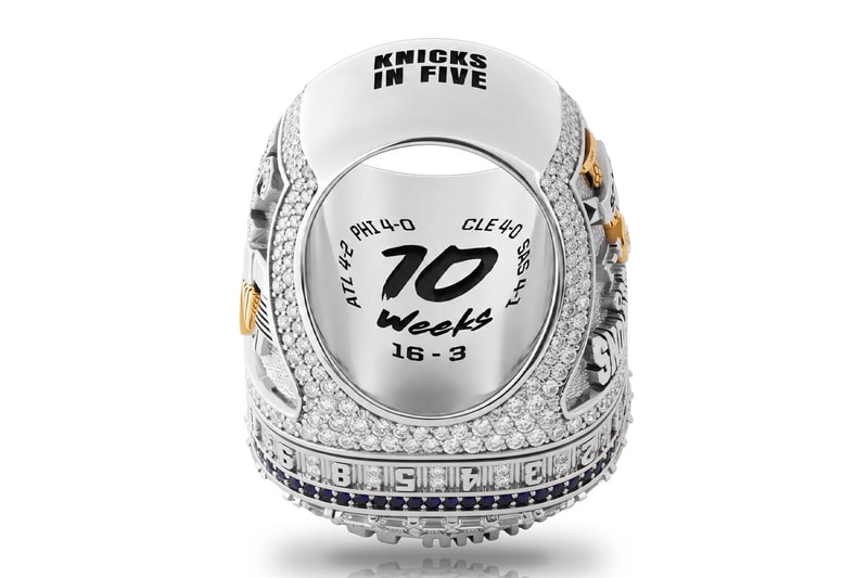 Take a Closer Look at the New York Knicks' 2026 NBA Championship Ring jason of beverly hills og anunoby karl anthony towns kat jalen brunson josh hart mikal bridges