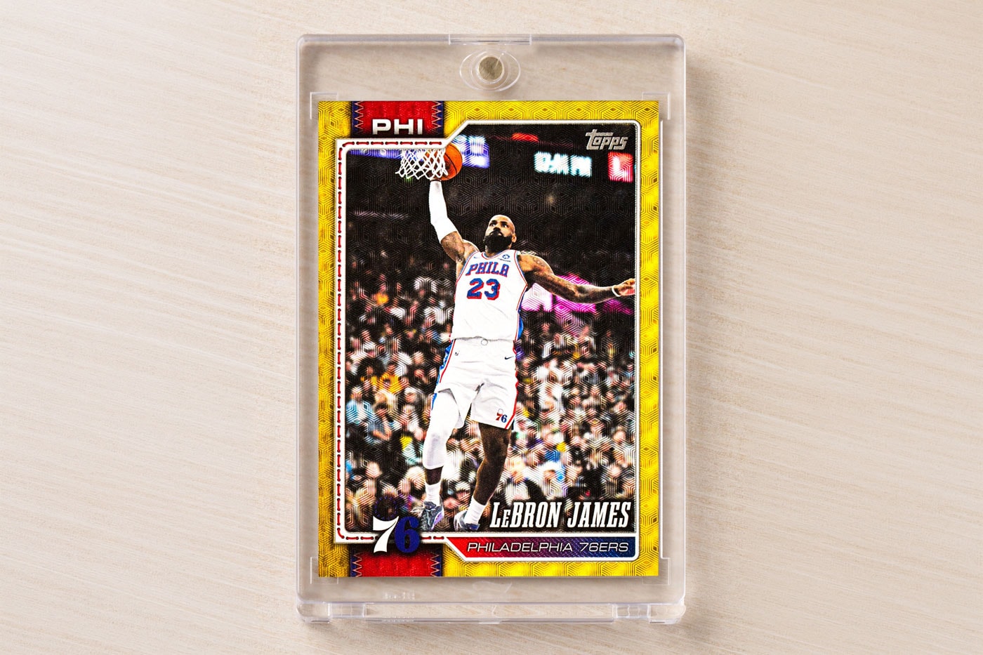 The Hunt Is On: Topps Sneaks Ultra-Rare LeBron Sixers Cards Into New Flagship Set