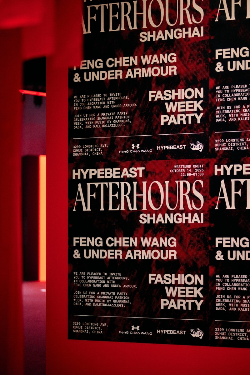 Hypebeast Afterhours Takes Over West Bund Orbit for Shanghai Fashion Week