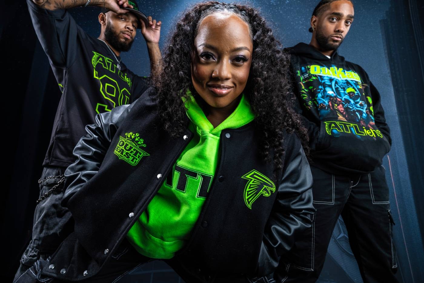 andre 3000 big boi OutKast Atlanta Falcons 30th Anniversary ATLiens Collection Release Info