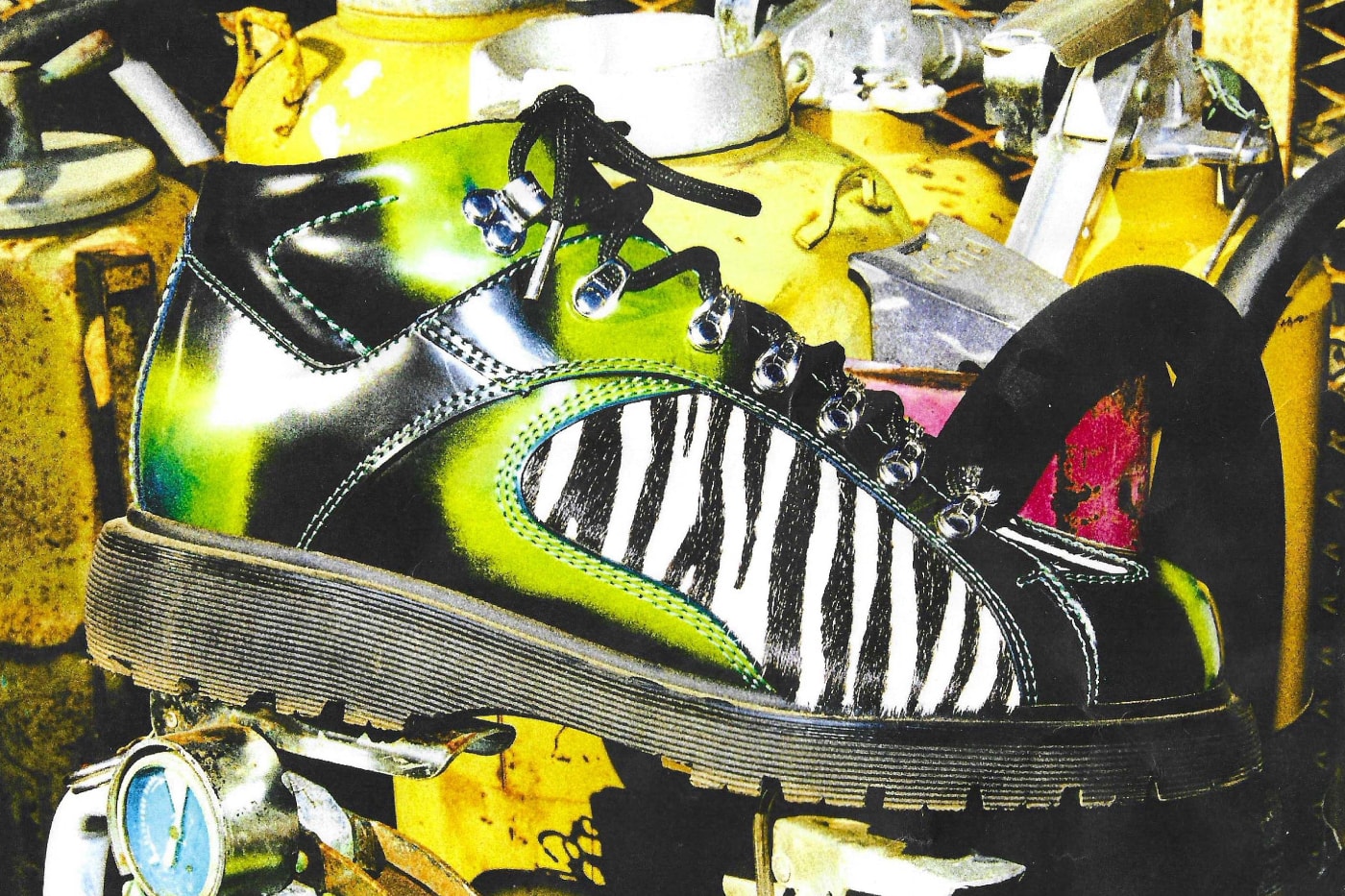 Brain Dead and Dr. Martens Give the Wayborne Boot a Wild Animal-Print Makeover