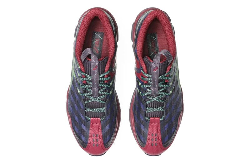 Kiko Kostadinov ASICS US8-S GEL-SJ33 Collaboration Moonrock/Tatami Green 1203B116.250 Deep Plum/Fresh Grass 1203B116.500 Release Info