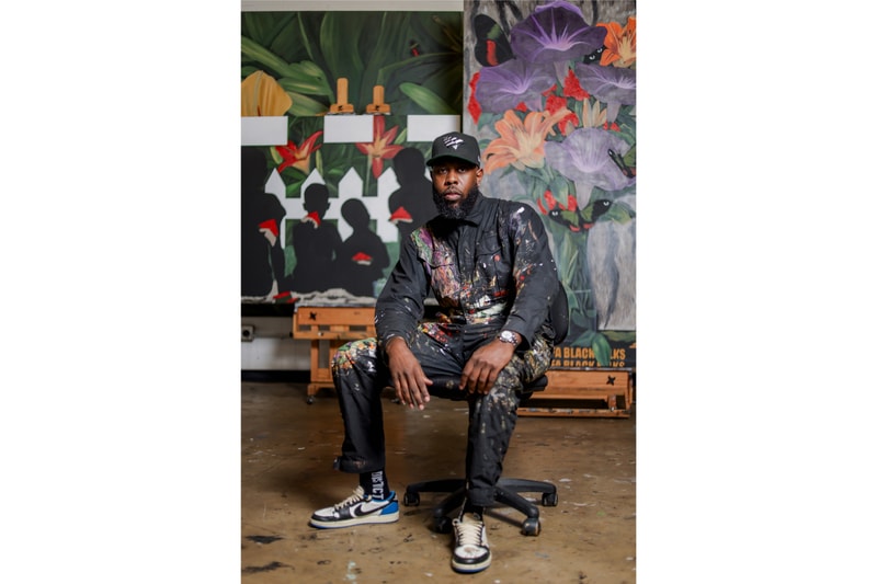 nfl jammie holmes color field artwork sports contemporary art public