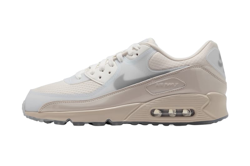 The Nike Air Max 90 “Light Orewood Brown” Is All Patent Shine and See-Through Panels