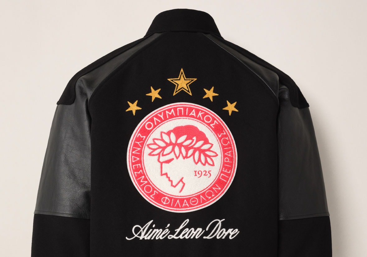 Aimé Leon Dore and Olympiacos F.C. Reunite for Second Collaborative Capsule