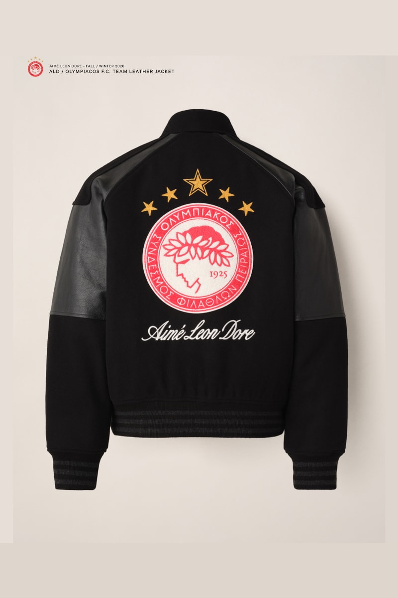 Aimé Leon Dore and Olympiacos F.C. Reunite for Second Collaborative Capsule