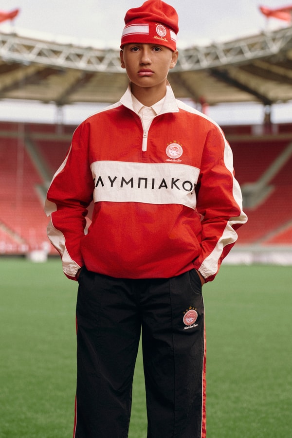 Aimé Leon Dore and Olympiacos F.C. Reunite for Second Collaborative Capsule