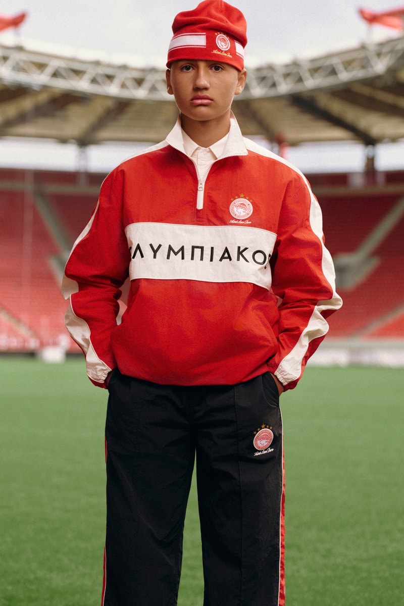 Aimé Leon Dore and Olympiacos F.C. Reunite for Second Collaborative Capsule