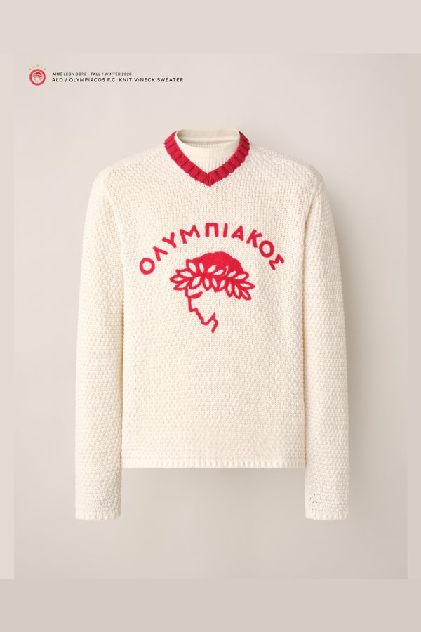 Aimé Leon Dore and Olympiacos F.C. Reunite for Second Collaborative Capsule